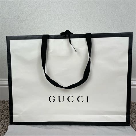 gucci paper bag for sale|Gucci paper bag price.